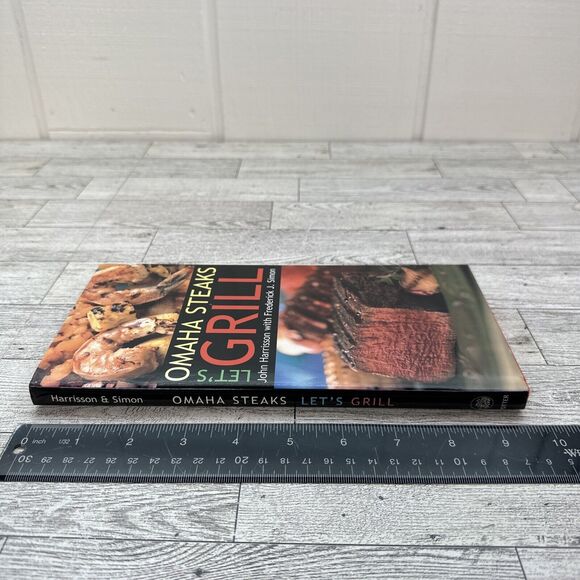Omaha Steaks - Let's‎ Grill Hardcover Cookbook - by Simon & Harrisson BBQ - Picture 11 of 16